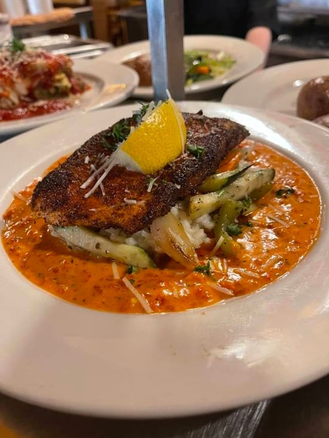Blackened Halibut.