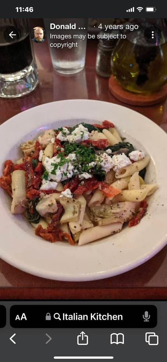 Tuscan Penne Pasta.
