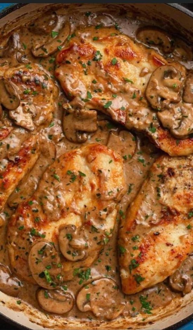 Chicken Marsala.