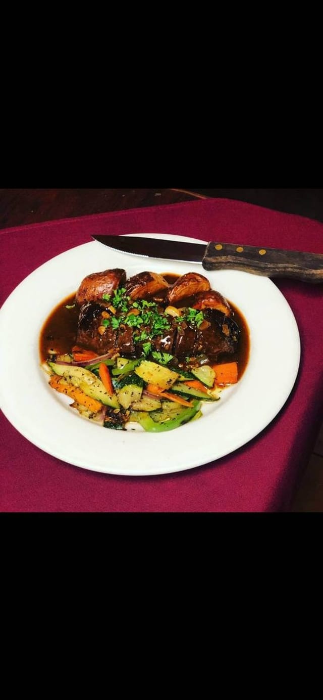 Steak Marsala.