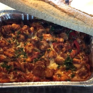 Spicy Sausage Gnocchi Pan. Serves 6-8 ppl
