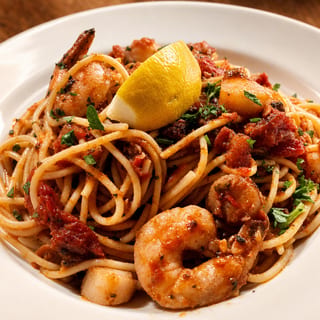 Spicy Seafood Puttanesca